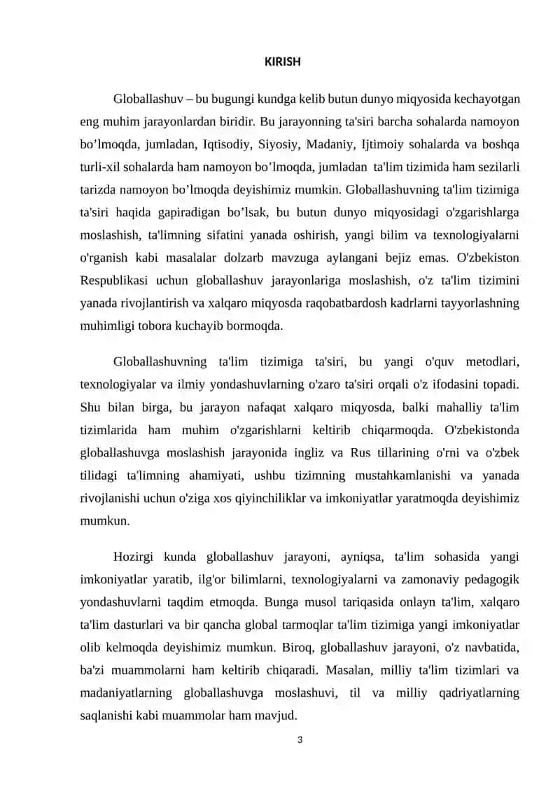 Globallashuvning ta'lim tizimiga tasiri 3