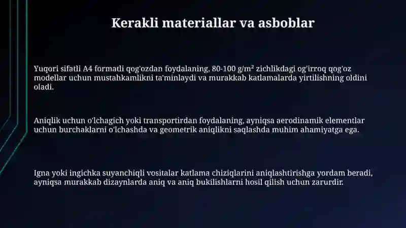 Qogʻozni buklash orqali poyga avtomobilimodeliniyasash 3
