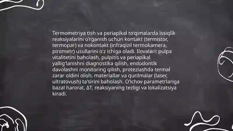 Ortopedik stomatologiya klinikasida bemorlar uchun qo'shimcha tadqiqot usullari 3