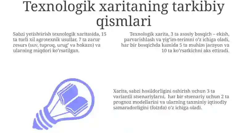Sabizi yetishtirish va texnalogik xarita tuzish 3