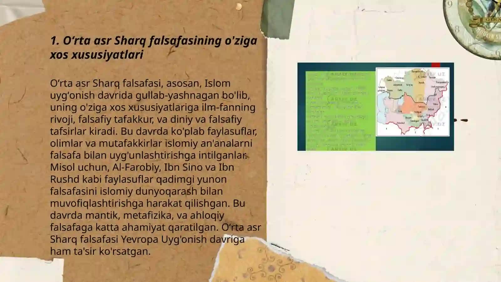 Oʻrta asr Sharq falsafasi va uygʻonish davri xususiyatlari 3
