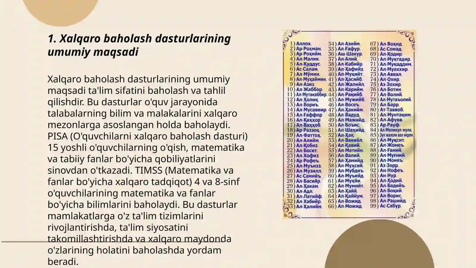 Xalqaro baholash dasturlarining umumiy maqsadi 3