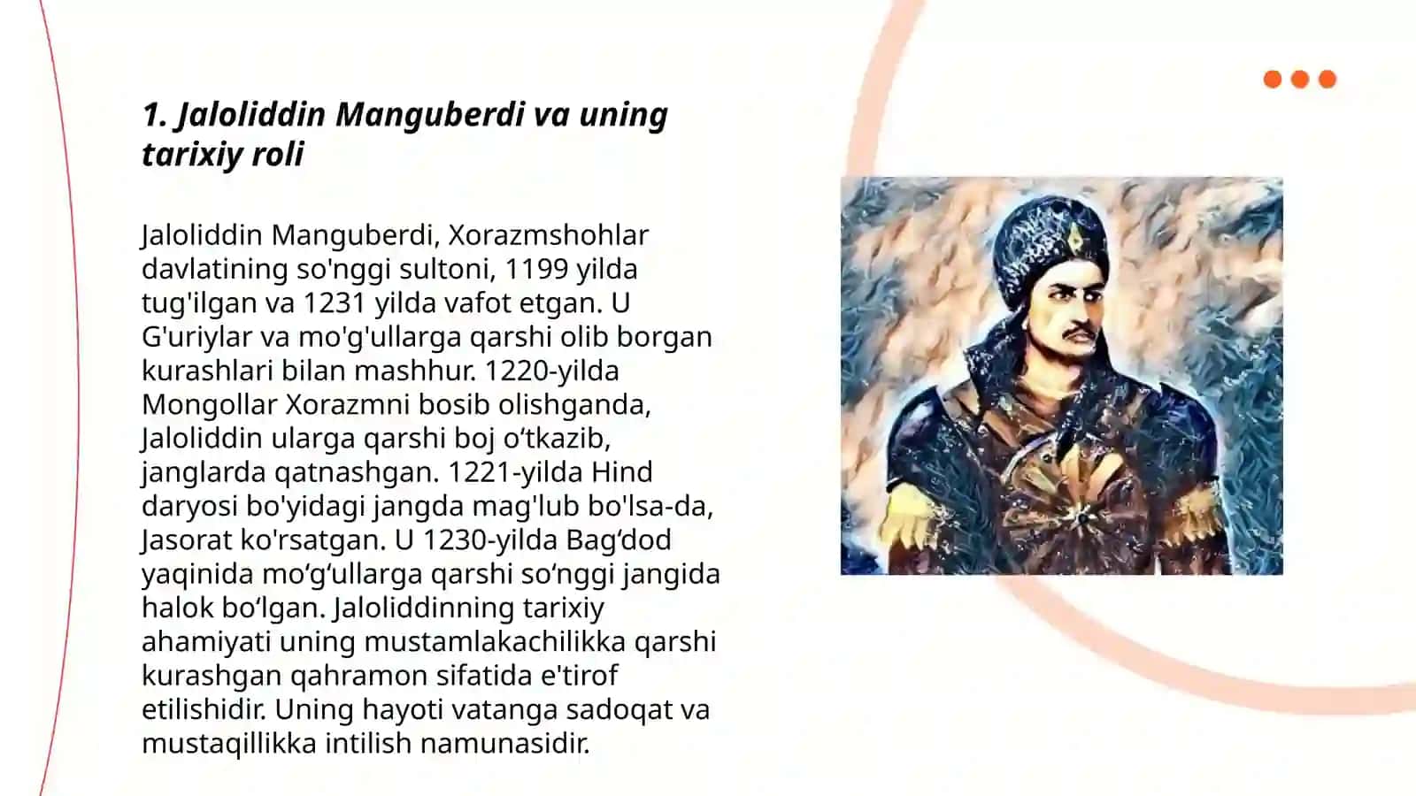 Jaloliddin Manguberdi- Vatan himoyachisi 3