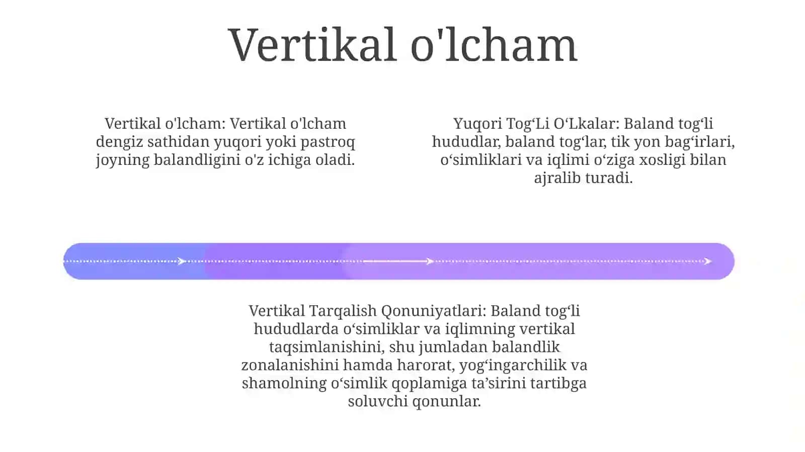 Yuqori TogʻLi OʻLkalar Va Ularning Kerakli Tamoyillarini VertikalTarqalishQonuniyatlari 3