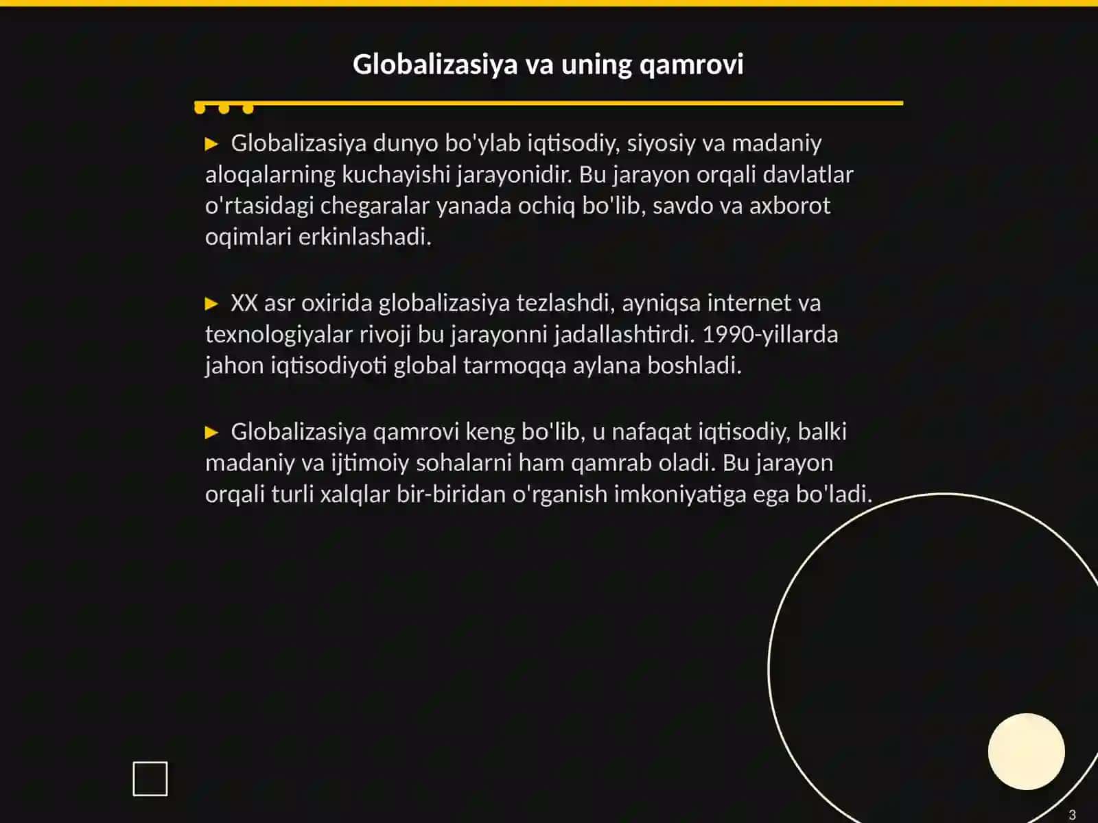Globalizasiya va uning rivojlanayotgan mammlakatlarga ta'siri 3