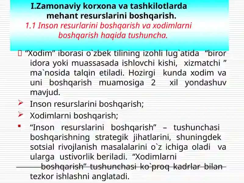 Sanoat korxonalarida mehnat salohiyatining holatini va ta’minlanganligini ifodalovchi ko‘rsatkichlar.1.pptx 3
