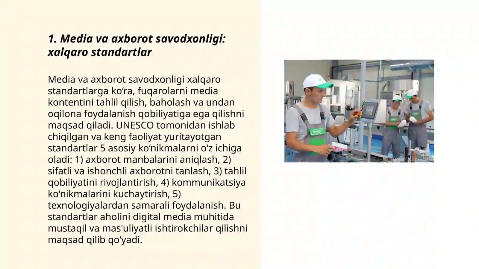 Media va Axborot Savodxonligi 3