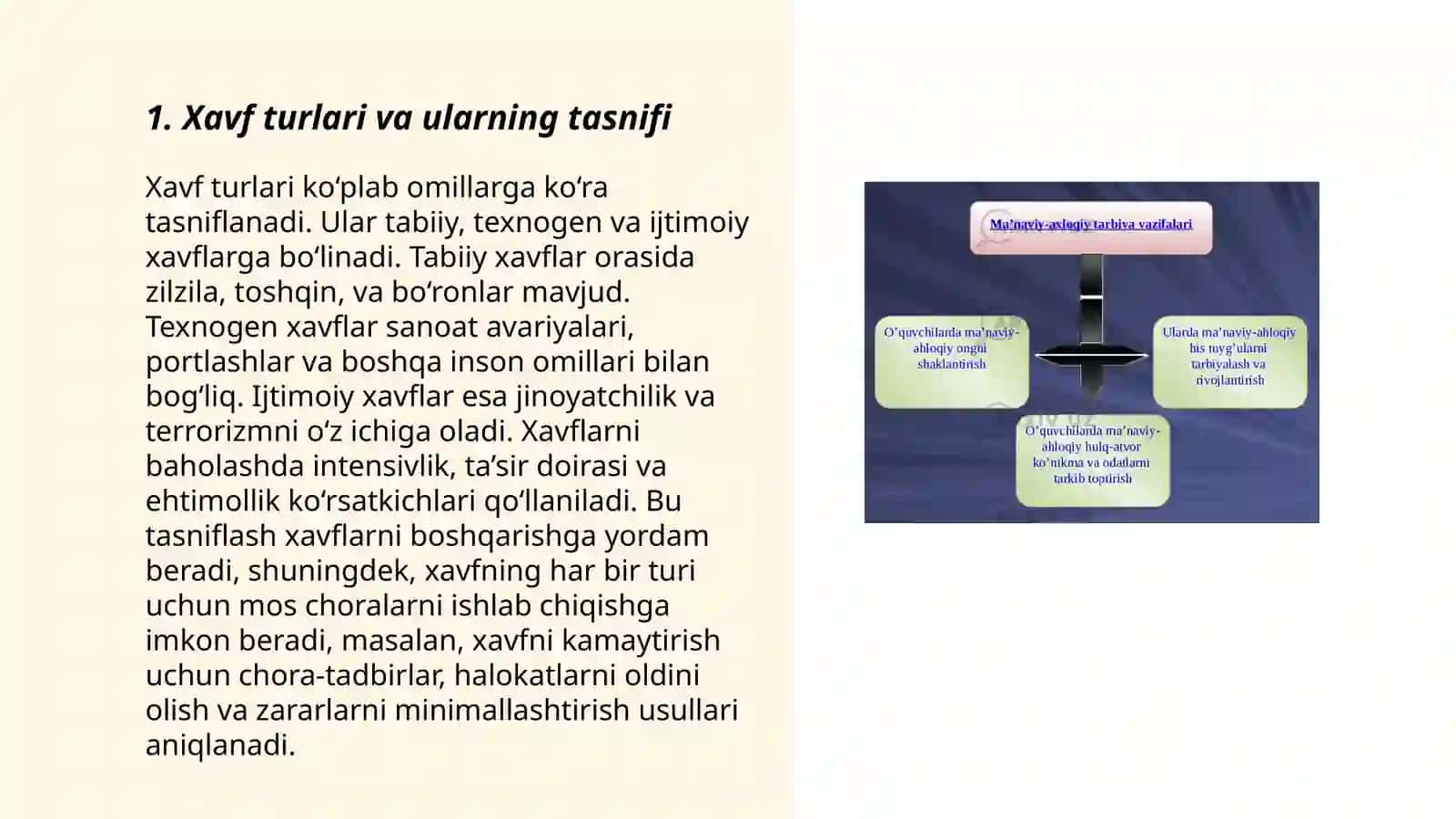 Xavf haqida aholini ogohlantirish va xabardor qilish 3