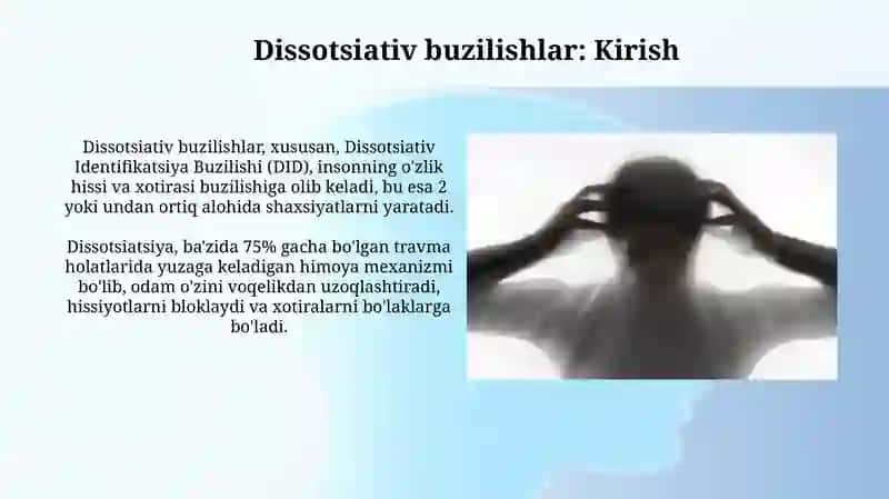 Dissotsiativ buzilishlar 3