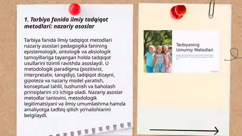 Tarbiya fanining ilmiy tadqiqot metodlari 3