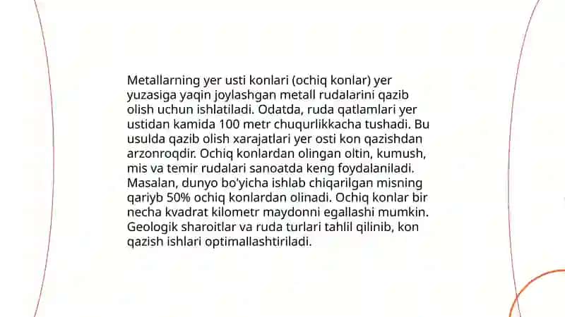 Metallarning umumiy olish usullari 3