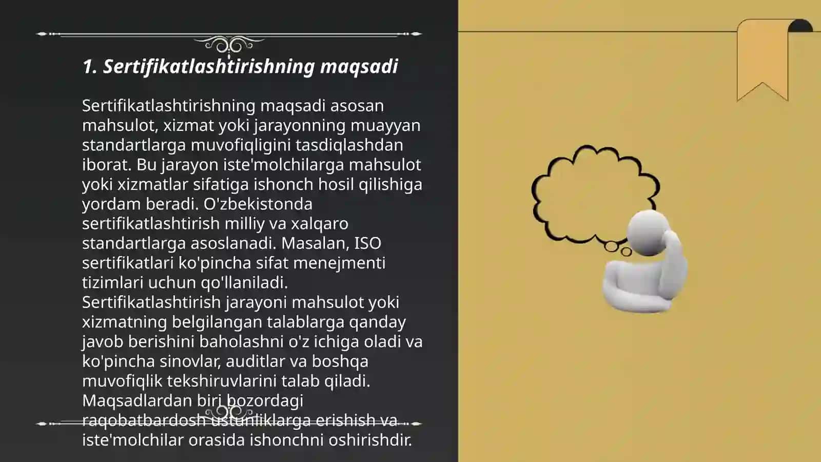 Sertifikatlashtirish sxemalari 3