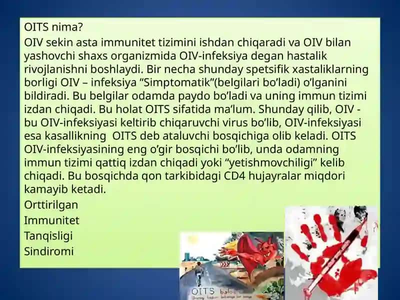 OIV, OIV-infeksiya, OITS 3