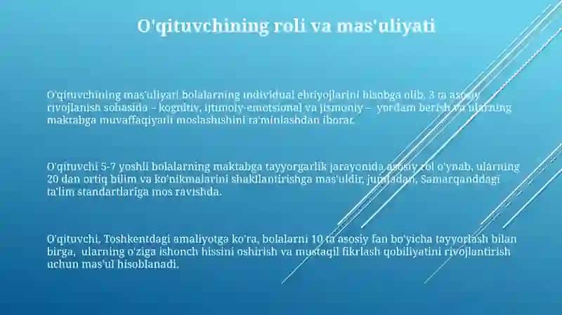 Bolalarni maktab ta'limiga tayyorlash fanining maqsad va vazifalari 3
