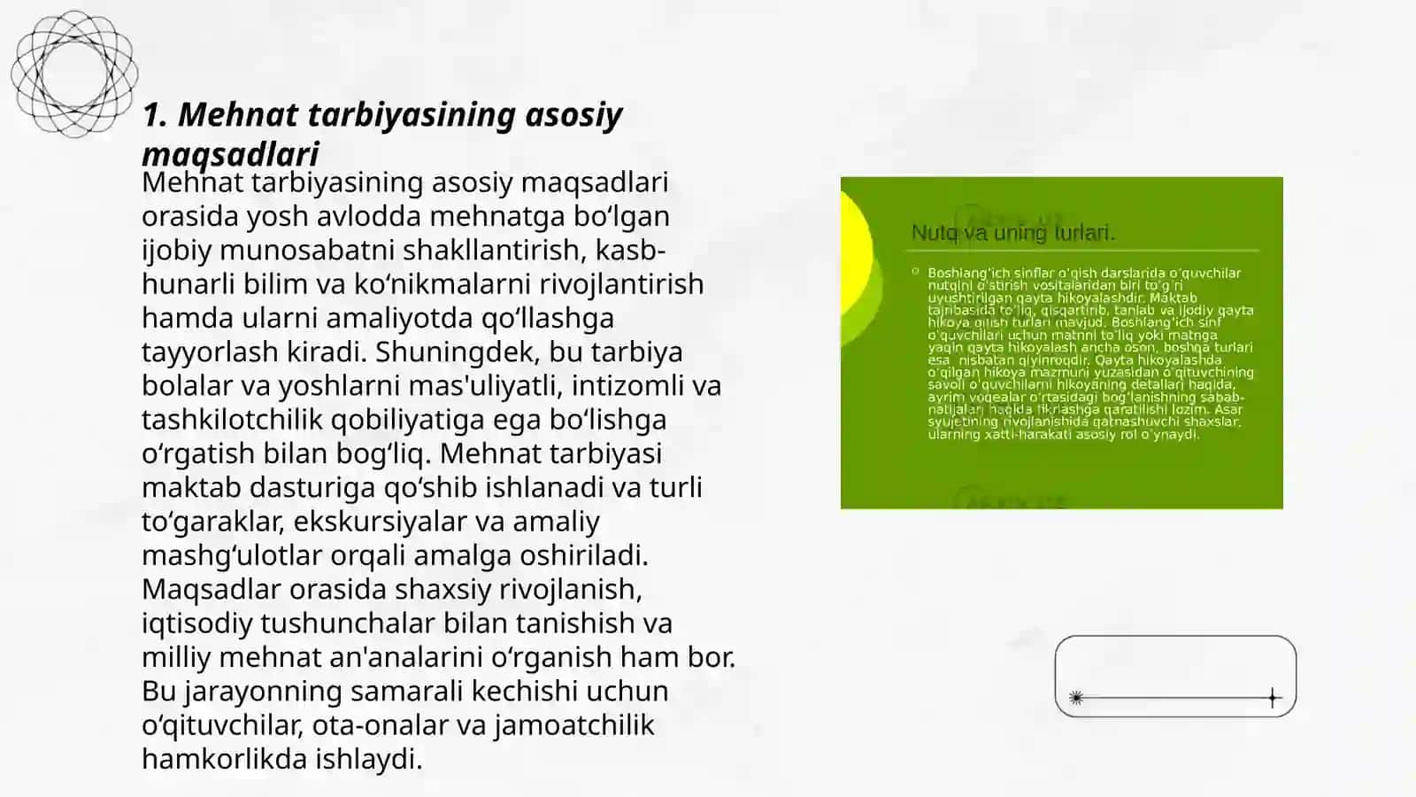 Boshlangʻich sinflarda mehnat tarbiyasining vazifalari 3