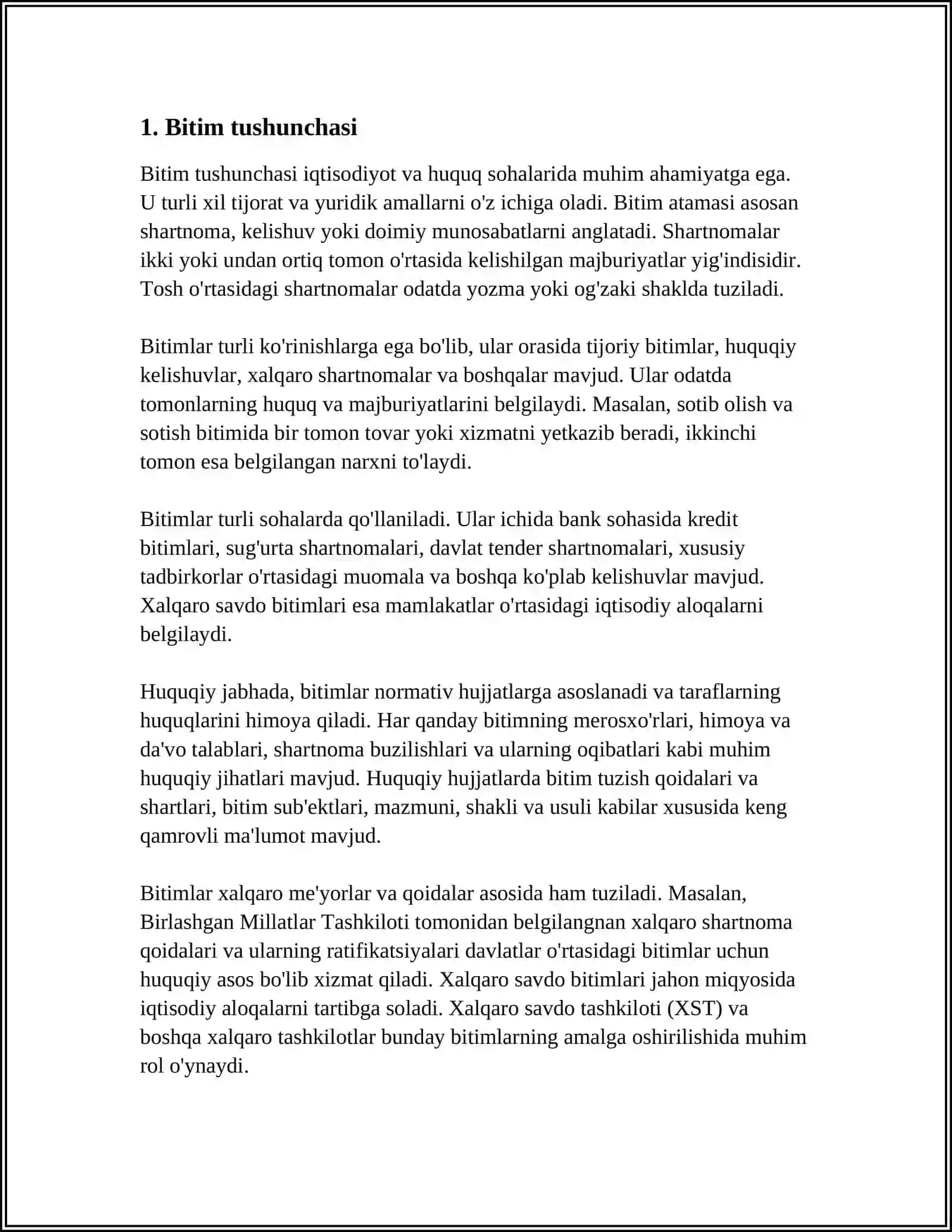 BITIMLAR TUSHUNCHASI VA TURLARI 3