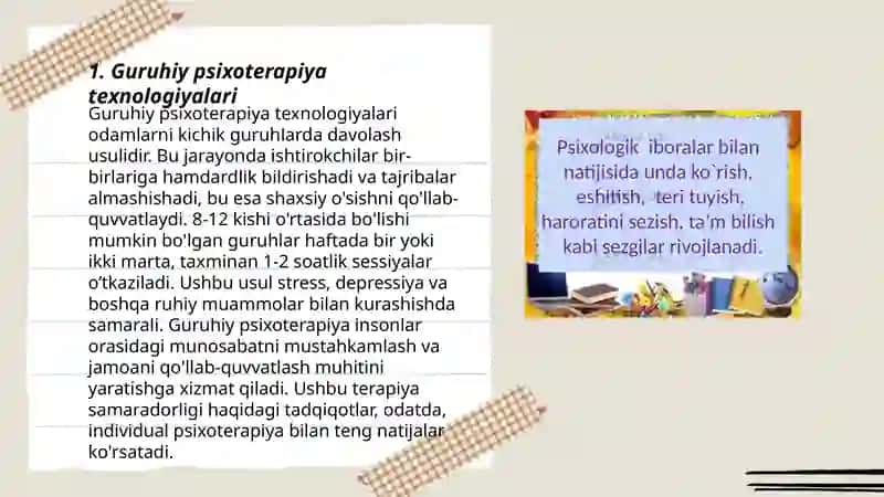 Ijtimoiy Psixologik trening va amaliyot fanidan tayorlagan slayd 3