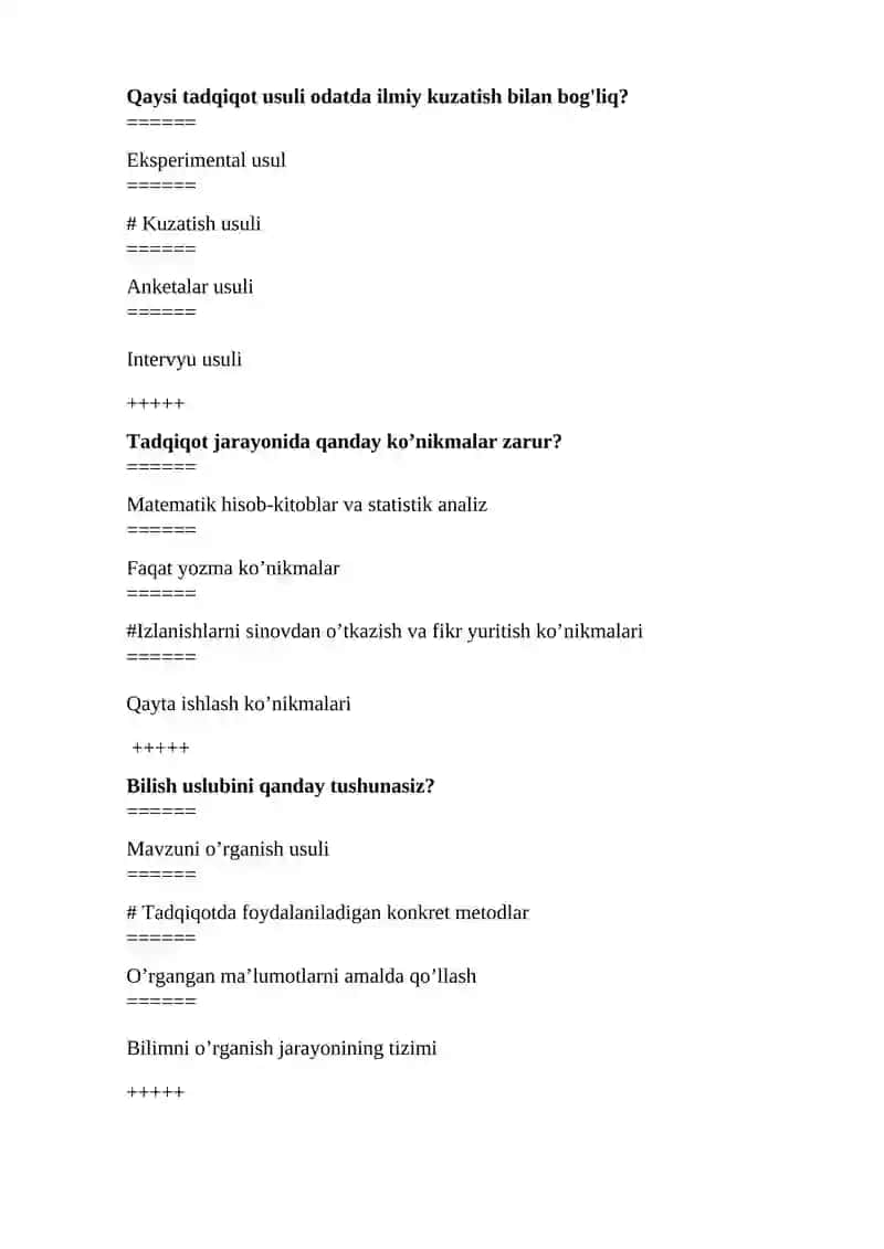 Ilmiy tadqiqotlarning metodologiyasi 3