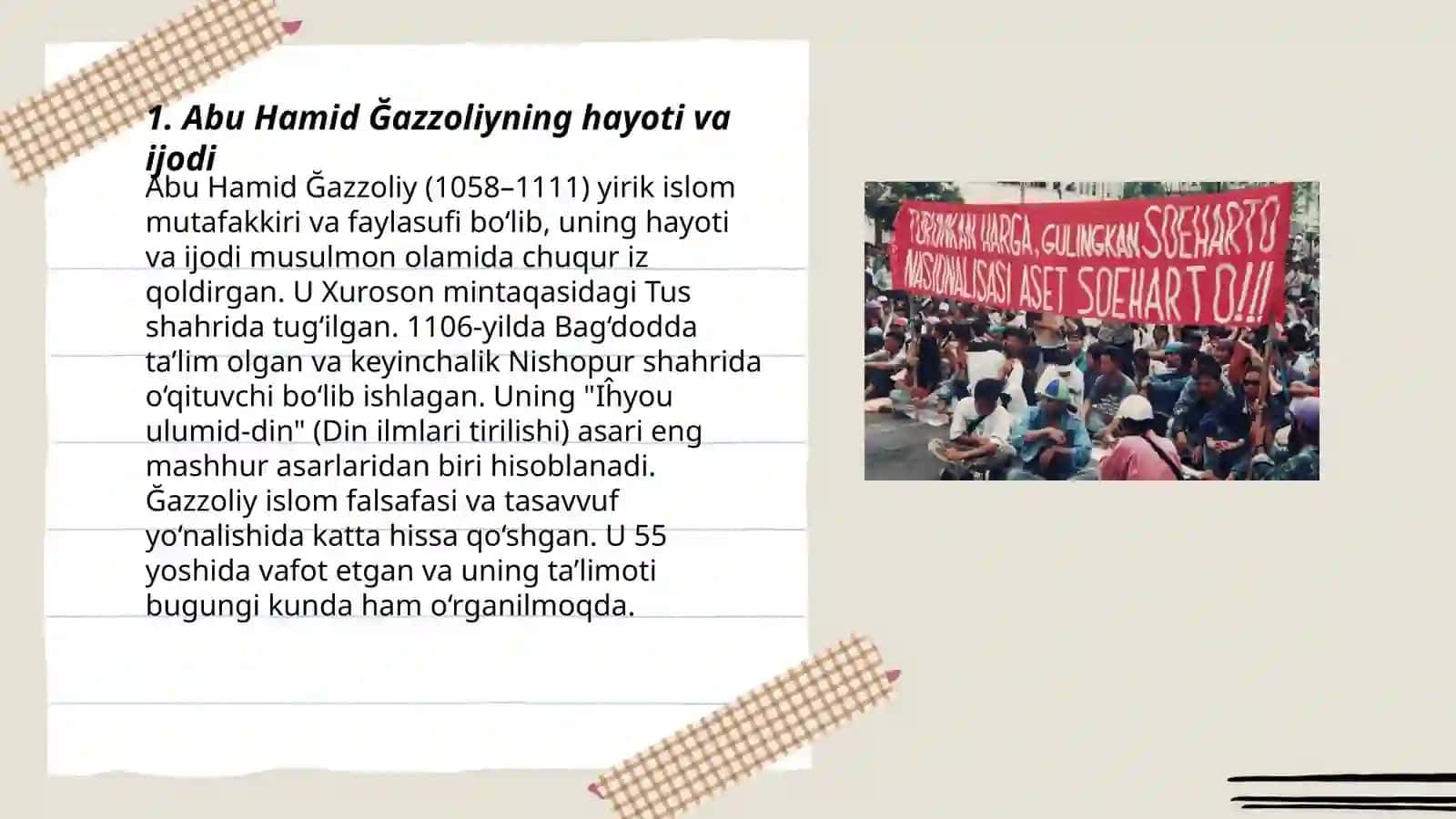 Abu Hamid Ğazzoliyning "Mukoshafatul qutub" asari 3