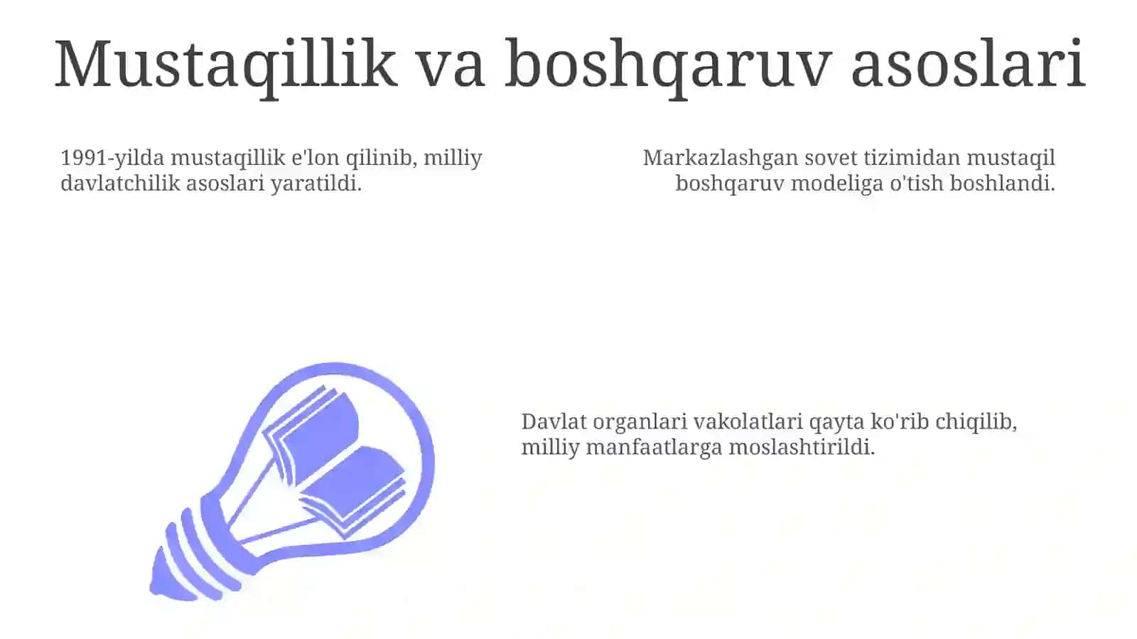 Mustaqillik yillarida davlat boshqaruv tizimida amalga oshirilgan islohotlar 3