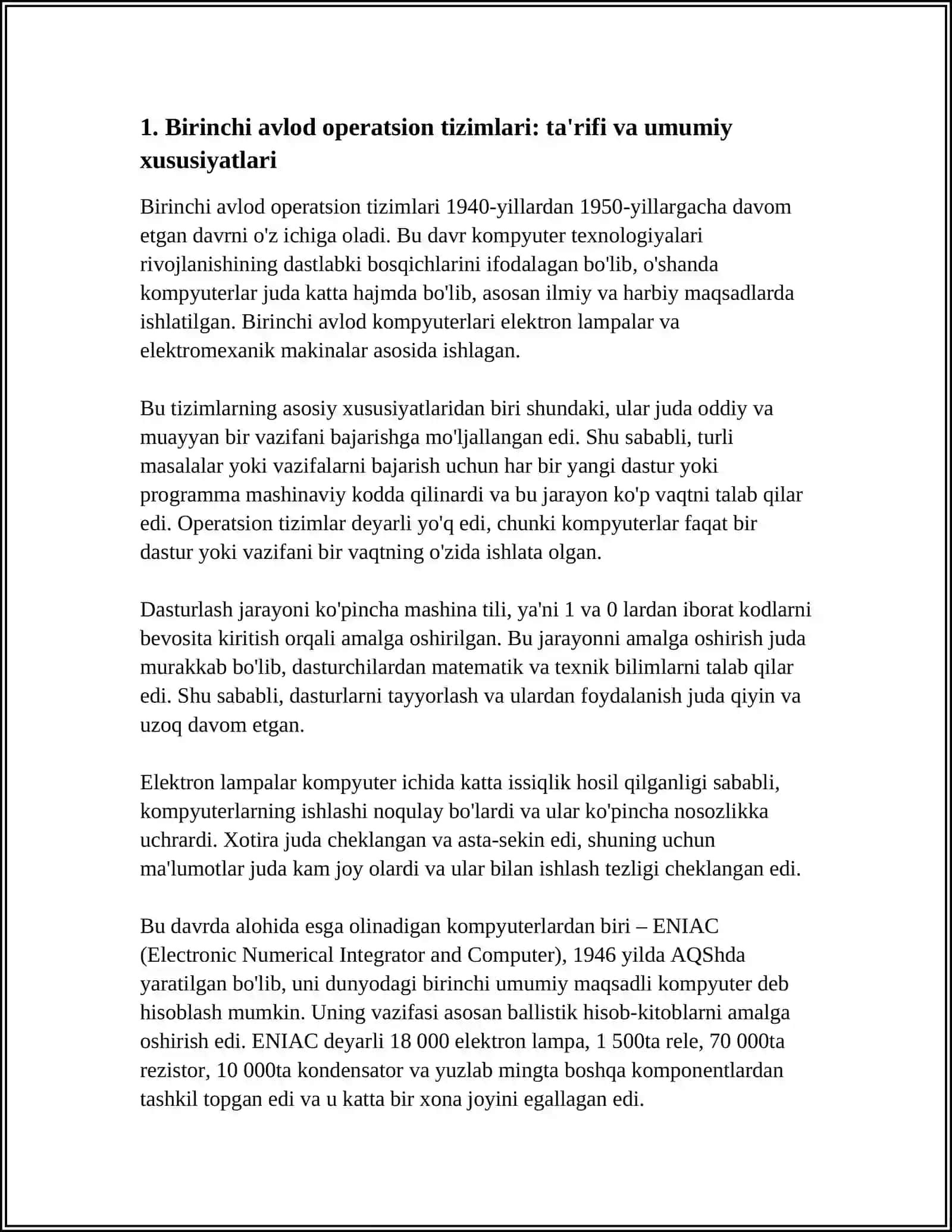 BIRINCHI AVLOD OPERATSION TIZIMLARI 3
