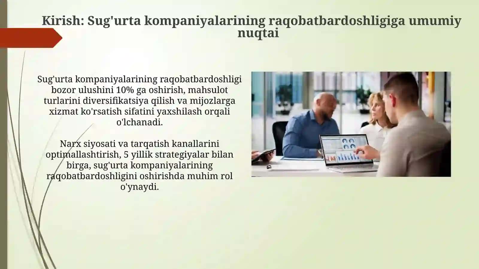 Sug‘urta kompaniyalarining raqobatbardoshligi 3