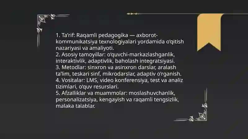 Talimda zamonaviy texnalogiyalar 3
