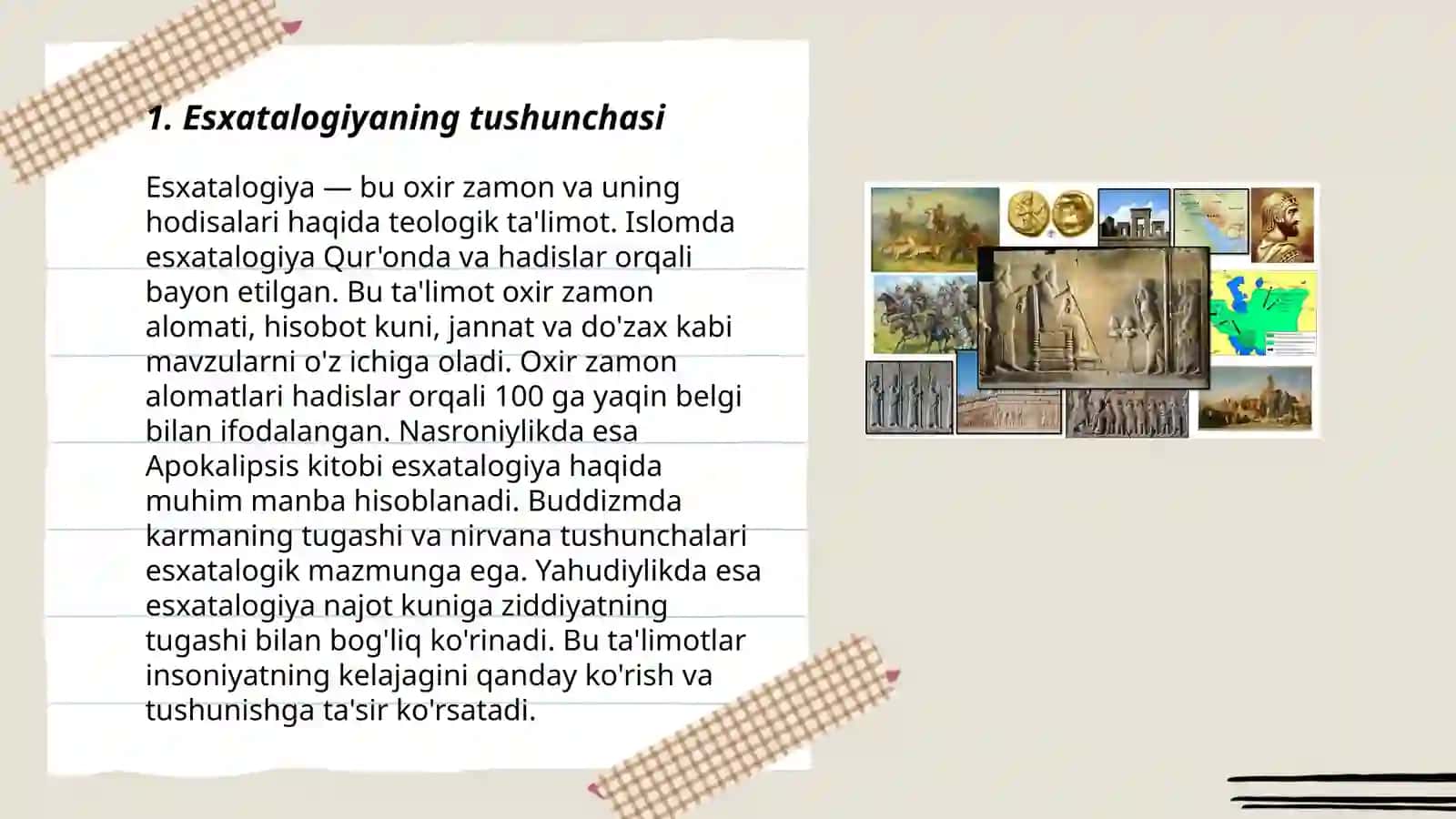 Esxatalogiyaning mohiyati: qiyomat va oxirat dunyosi 3