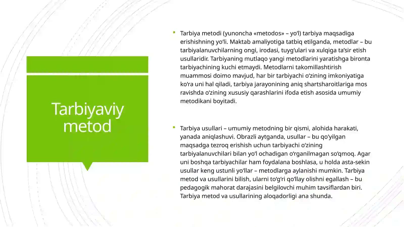TARBIYAVIY METODLARI VA VOSITALARINING PSIXOLOGIK MAZMUNI 3