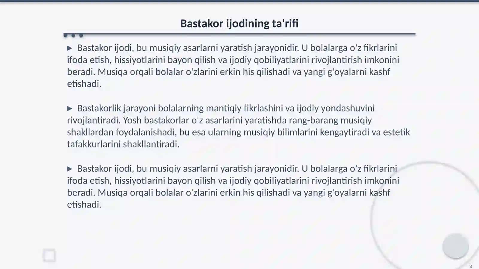 Maktabgacha ta'lim tashklotlarida bolalarni bastakor ijodi bilan tanishtirish 3