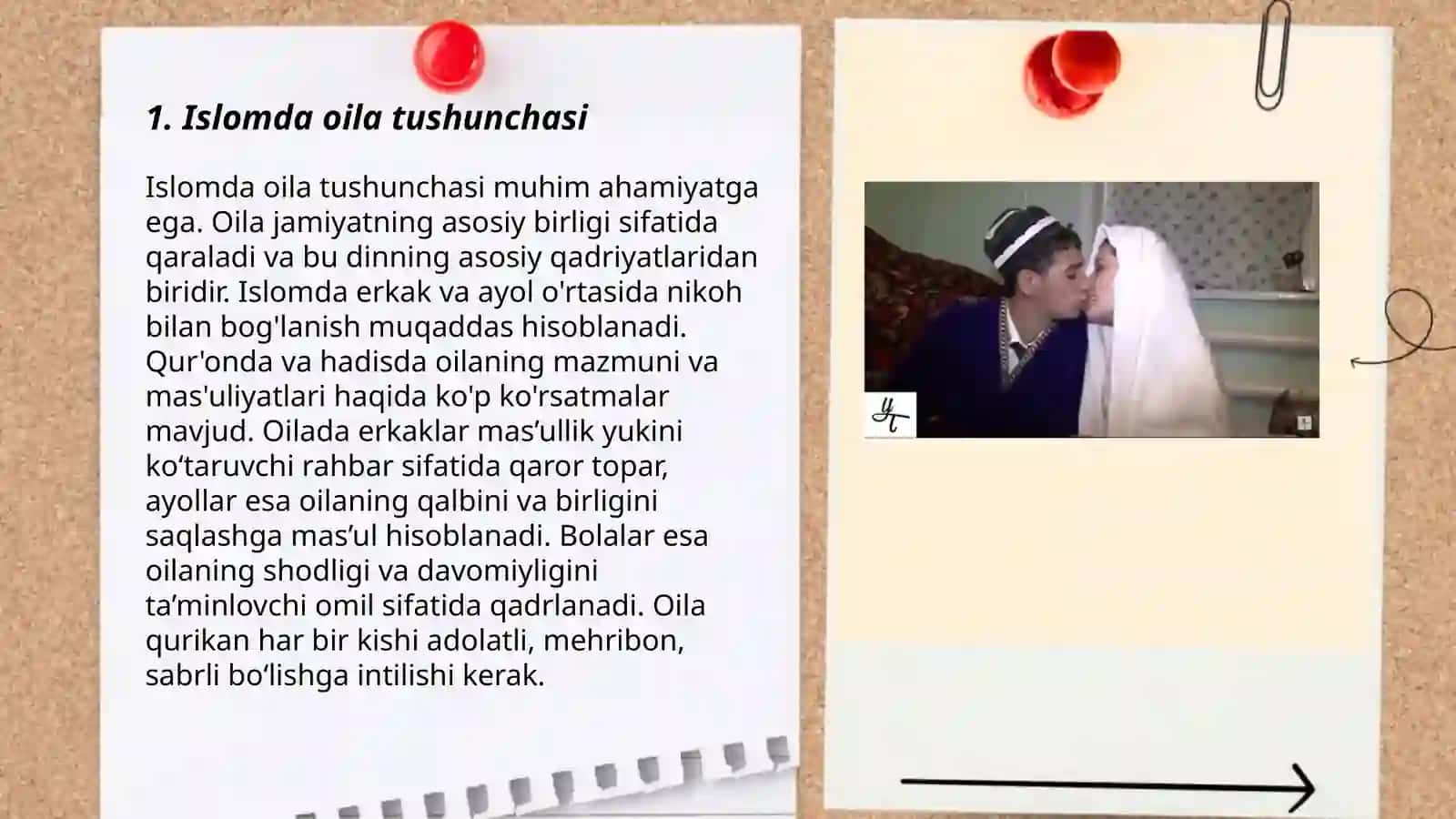 Islom huquqshunosligida oila,nikoh,taloq, idda zinhor tushunchalarini taʼriflash 3