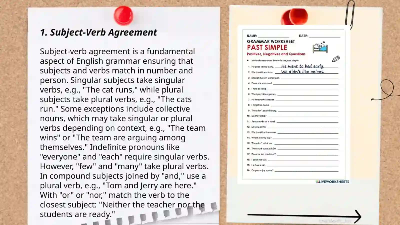 Subject-Verb Agreement 3