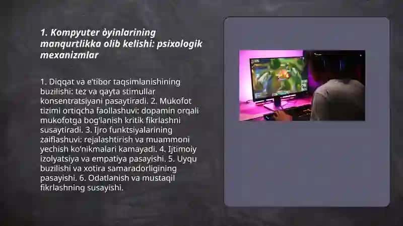 Kompyuter òyinlari-manqurtlik vositalari 3