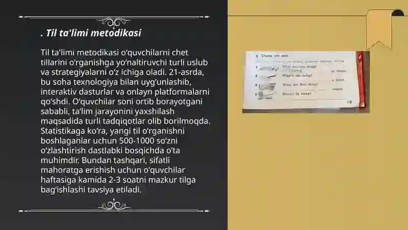 Til ta'limiga oid yozilgan kurs ishi 3