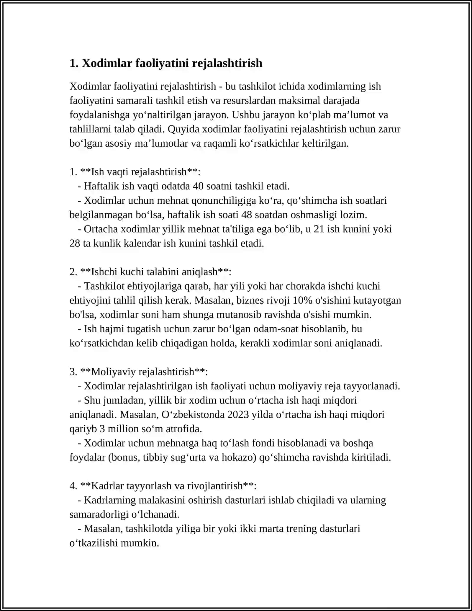 XODIMLAR FAOLYATIGA DOIR HUJJATLAR MAVZUSIDA 3