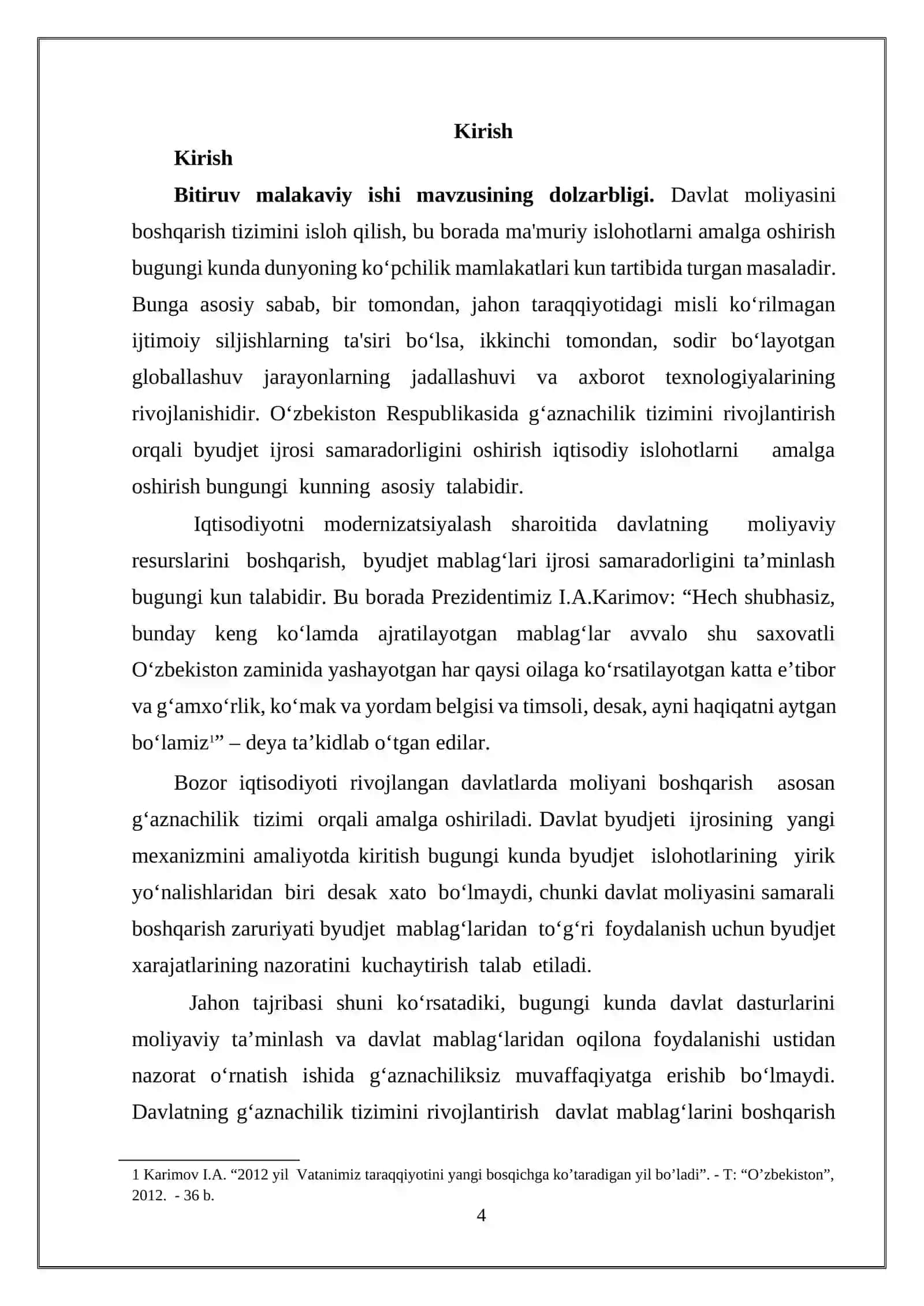 Davlat byudjetining g‘azna ijrosi tizimini mustaxkamlashda mahalliy byudjetlar nazoratini tashkil etishdagi axamiyati 3