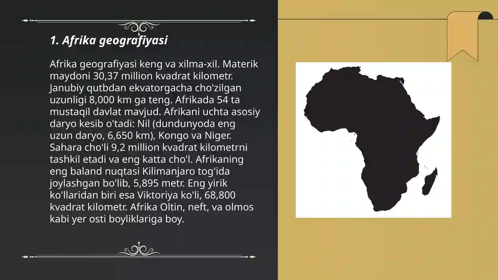 Afrika materigi 3