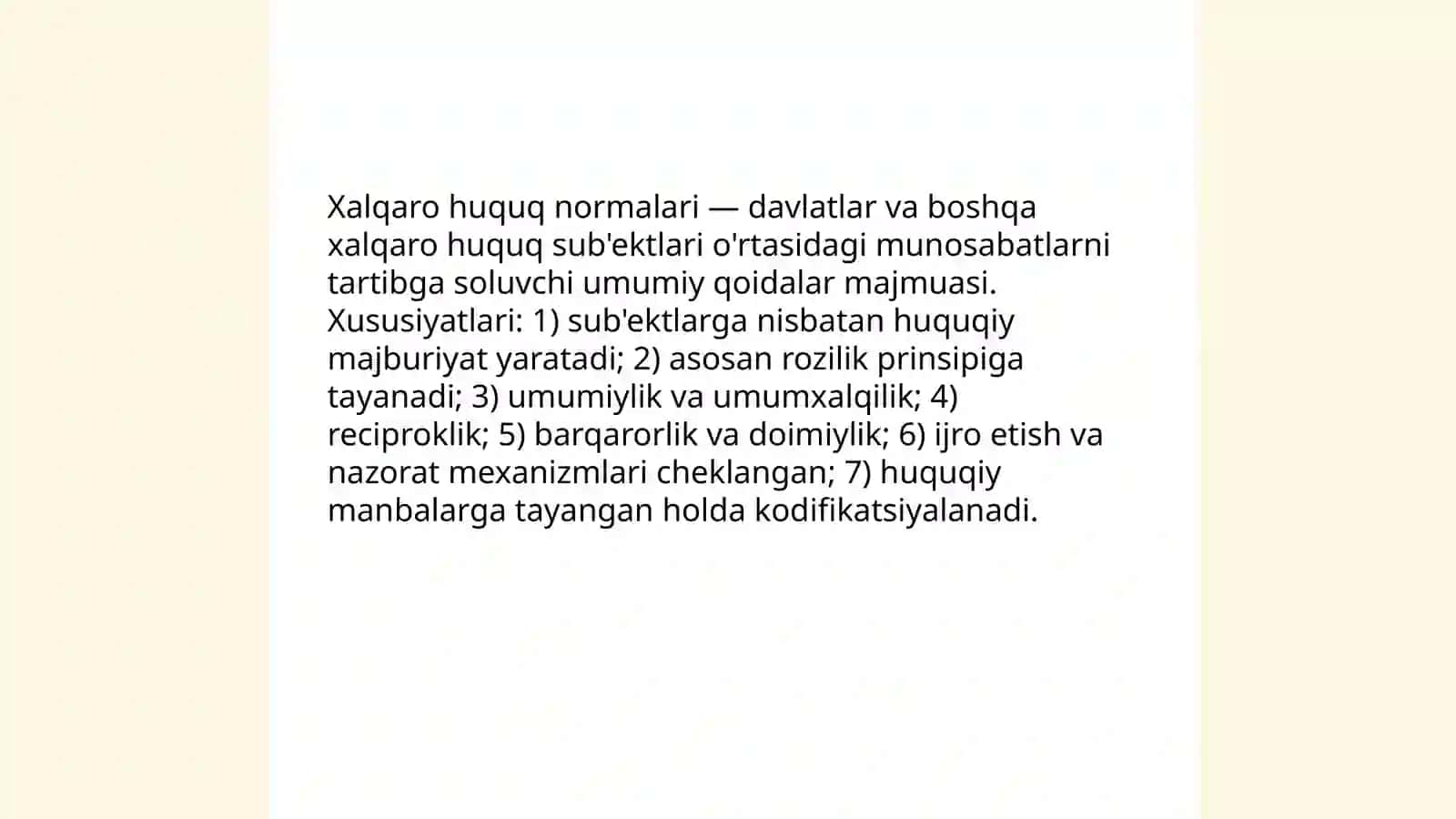 Xalqaro huquq normalari va manbalari 3