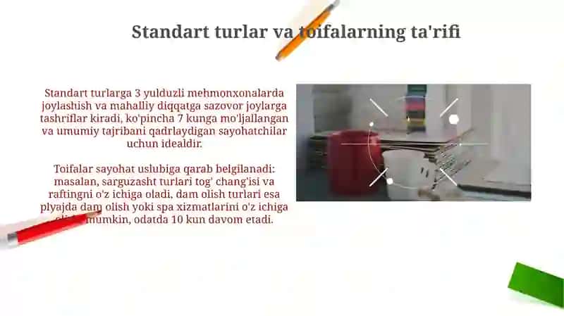 Standart turlari va toyfalari tansifi 3