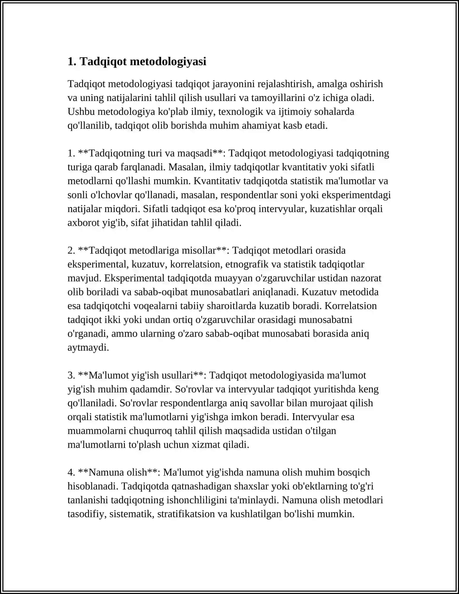 TADQIQOTNING EMPIRIK DARAJASINI BILISH USULLARI VA SHAKLI 3