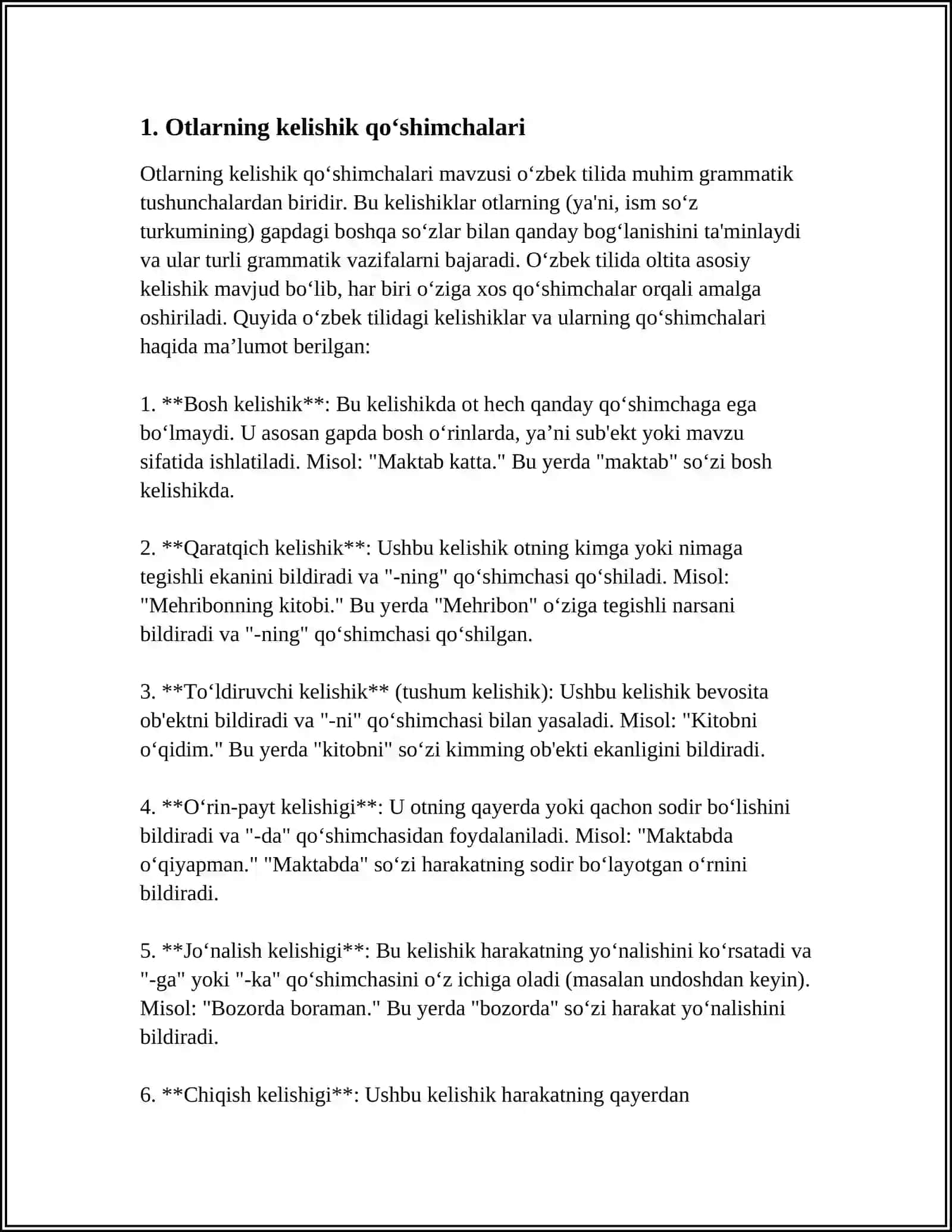 OTLARNING KELISHIK QOʻSHIMCHALARI 3