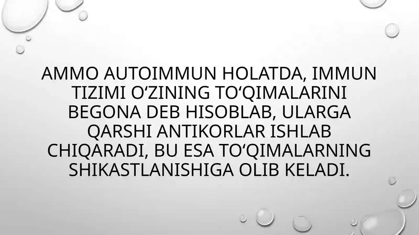 Autoimmun va allergik kasalliklar kelib chiqishi, kechishi, diagnostikasi 3
