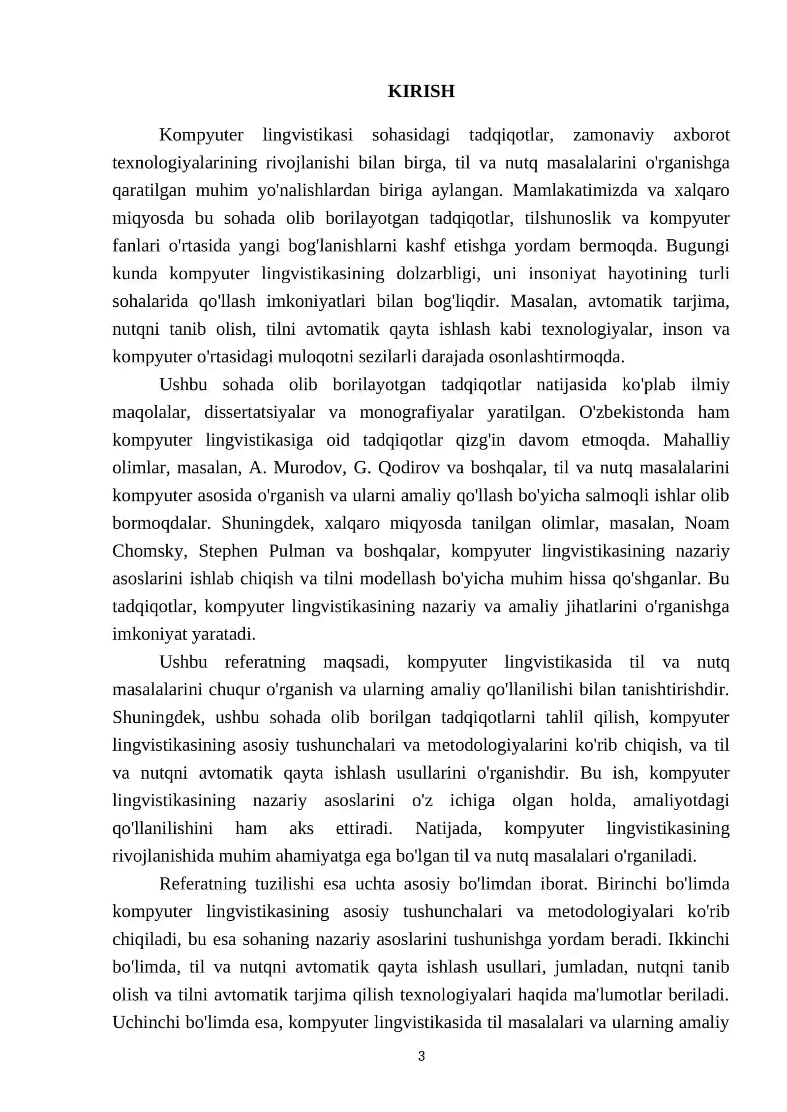 Kompyuter lingvistikasida til va nutq masalalari 3