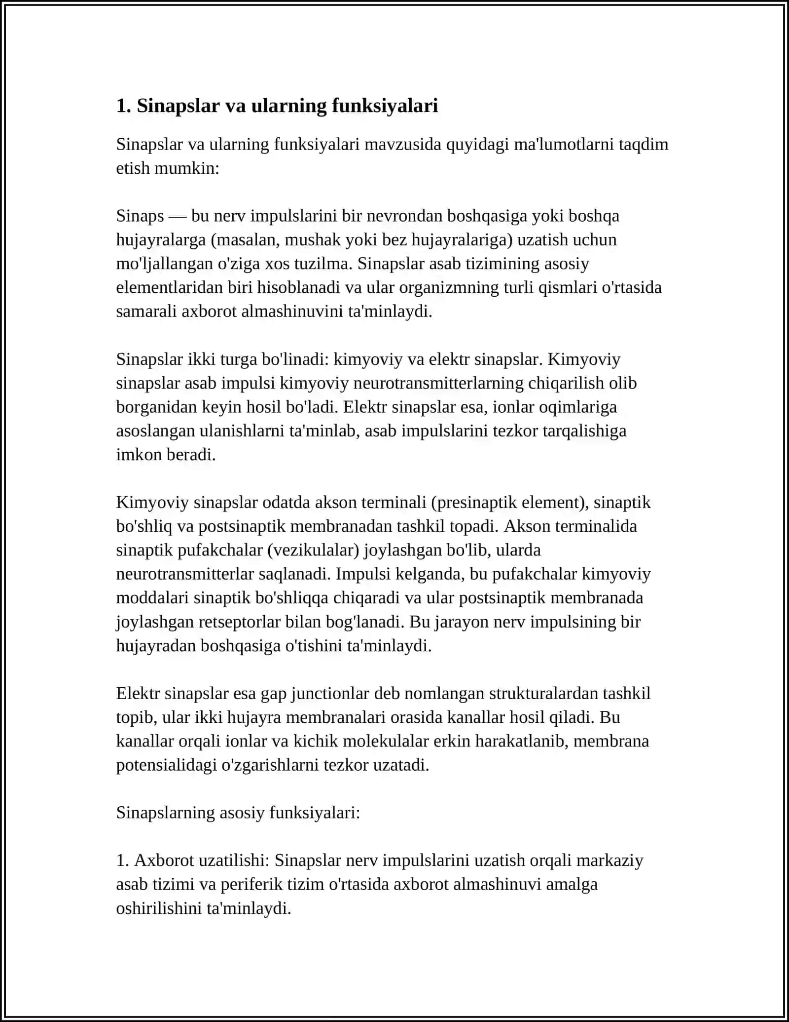 SINAPSLARNING TURLI MODDALARGA SEZGIRLIGI 3