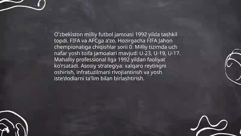 O'zbekiston milliy futbol jamoasi va uning rivojlanishi 3