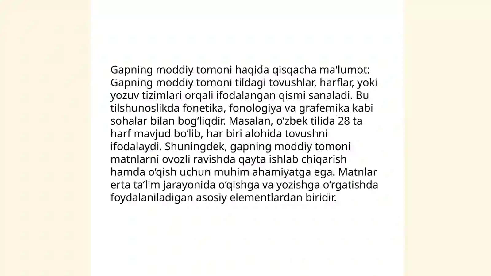 Gapning modal aspekti 3