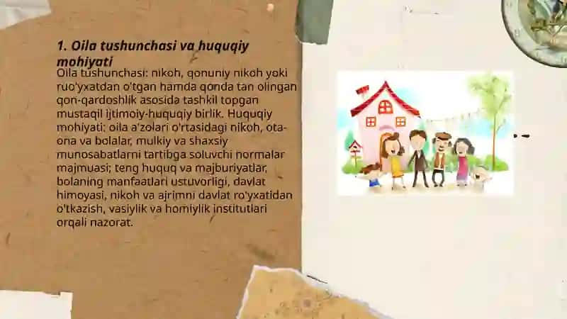 Oilaning huquqiy asoslari 3
