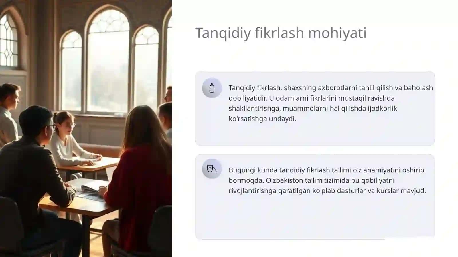 Tanqidiy fikrlash va uning media savodxonlikdagi ahamiyati 3