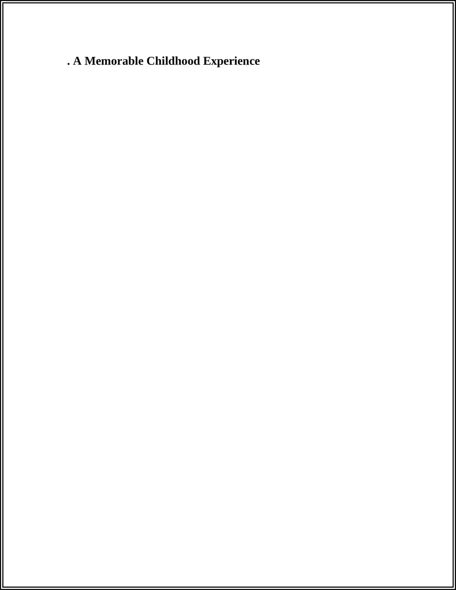 NARRATIVE PARAGRAPHS 3
