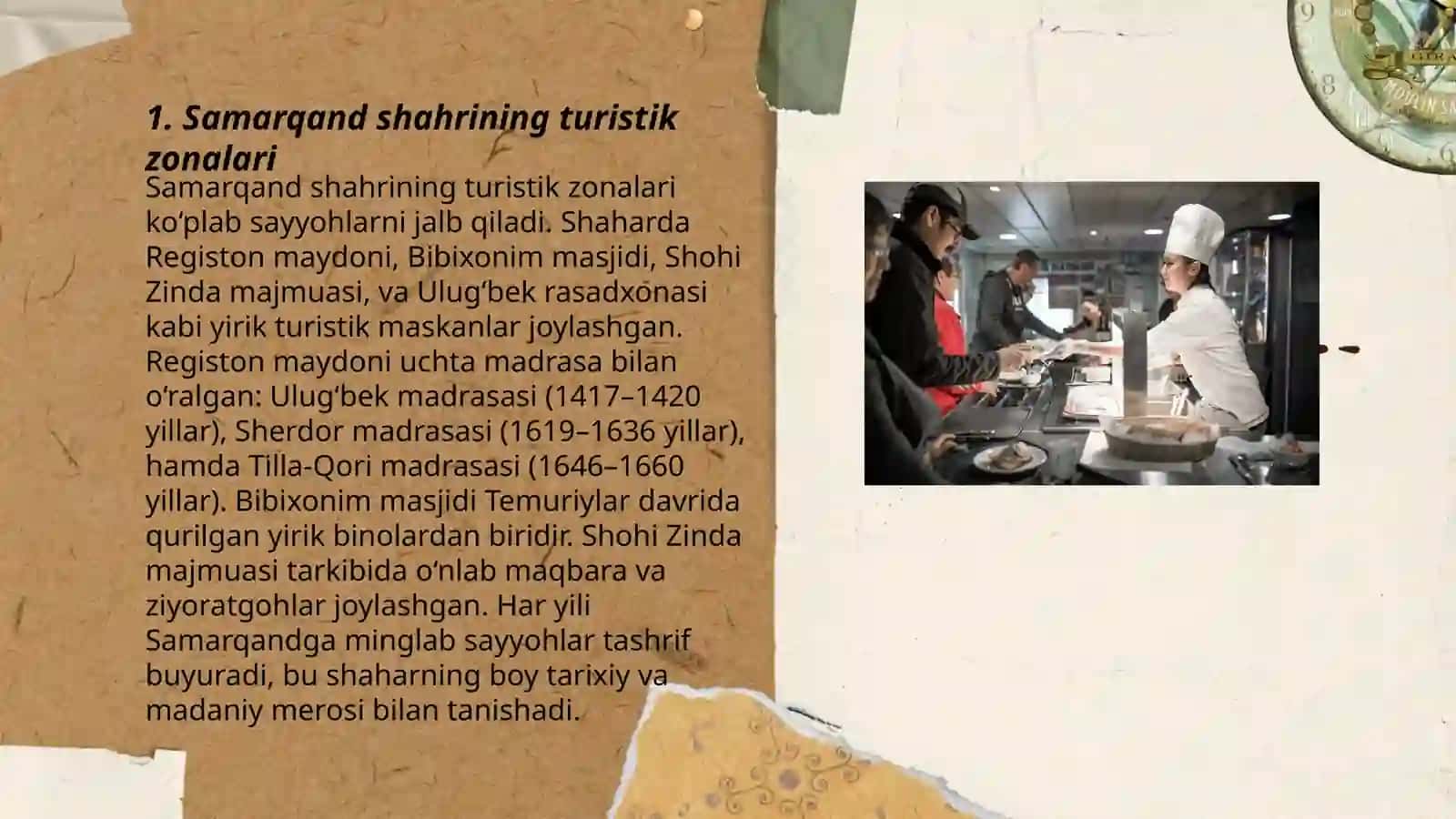 Samarqand shahrining turistik zonalari 3